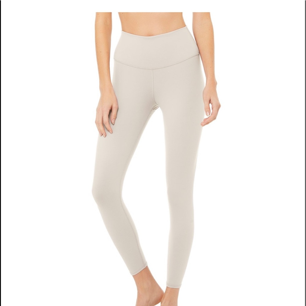 NWT ALO 7/8 high-waist airbrush legging BONE